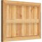 Ekena Millwork Framed Board-n-Batten Shutters, Rough Sawn Western Red Cedar, 26 7/8W x 19H, PR RBF06S26X019RWR - alternate 5